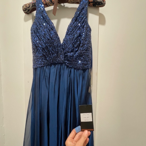 La Femme Chiffon Gown - Picture 2 of 4